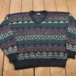 ☺*︎様 OLD Lambs wool sued knit 100% Lamb Soft Wool - Sheep Sweater - Gift for Her - Hand