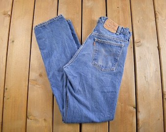 Vintage 1980s Levi's Orange Tab Size 30 x 32.5 / Denim / Straight Leg Jeans / Made In USA / 80s Vintage Levi's