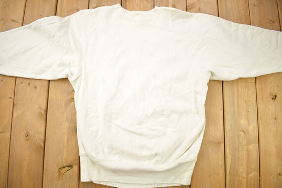 Vintage 1990s Blank White Champion Reverse Weave … - image 3