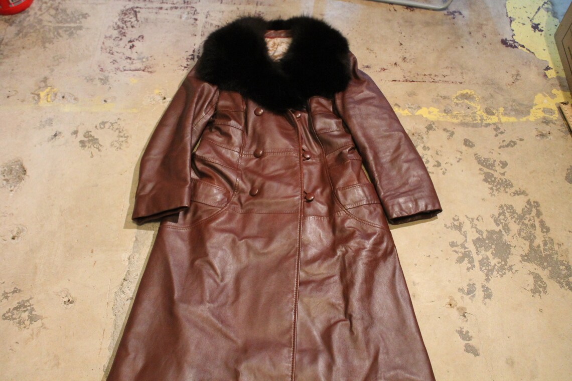 ledermantel fellkragen herren