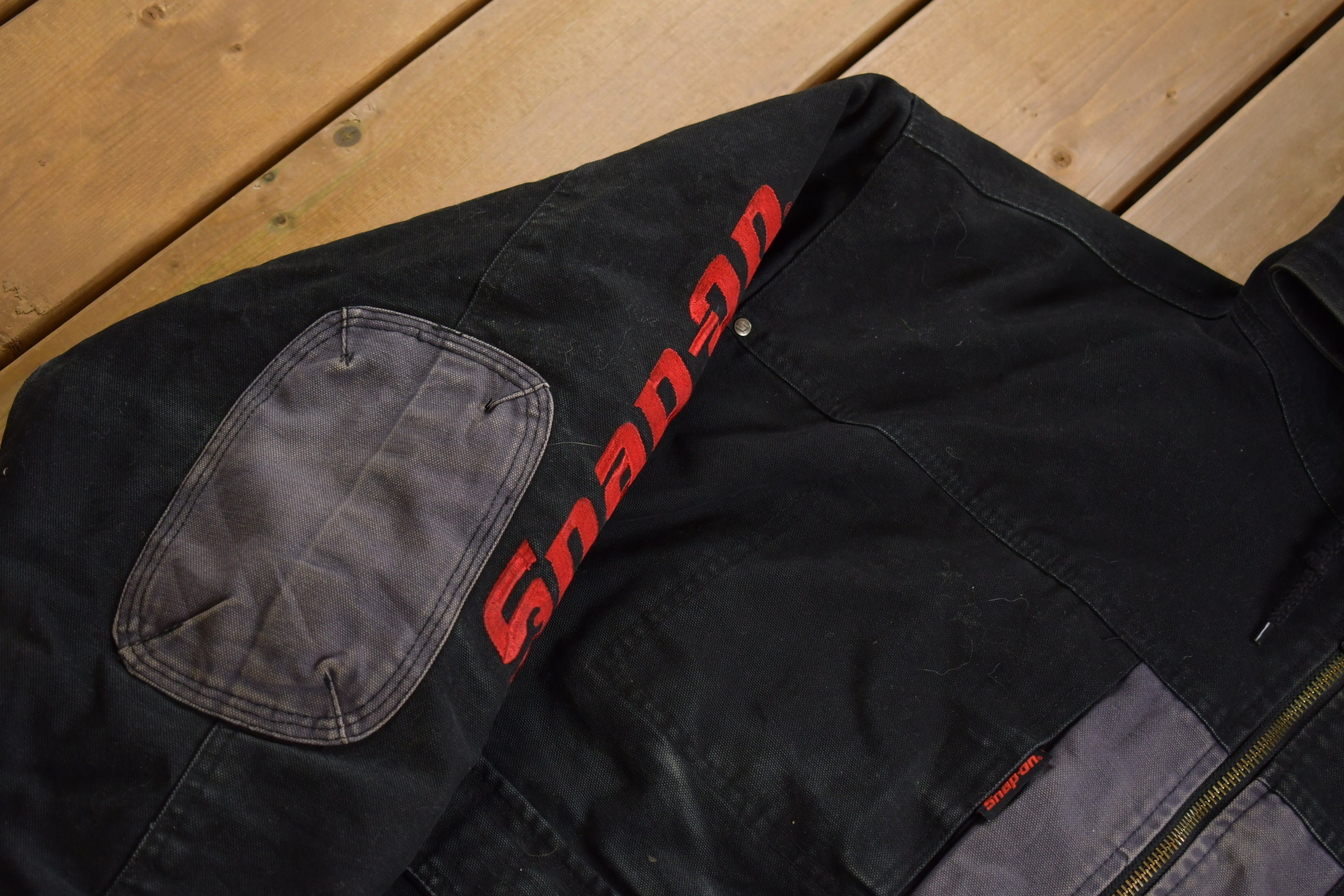 Snap on shop trousers