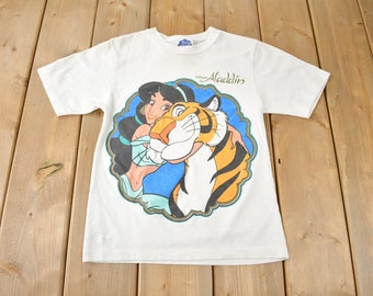 Vintage 1990s Disneys Aladdin Youth Size Graphic T-Shirt