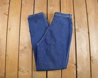 Vintage 1980's Liason Jeans Deadstock Blue Jeans 29 x 32 / Made in Canada / Basic Jeans / Streetwear Fashion / Vintage Pants