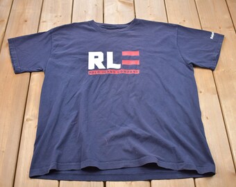 T-shirt graphique Ralph Lauren Polo Jean Company vintage des années 90 / Années 90 / Streetwear / Athleisure vintage / Polo / Ralph Lauren vintage