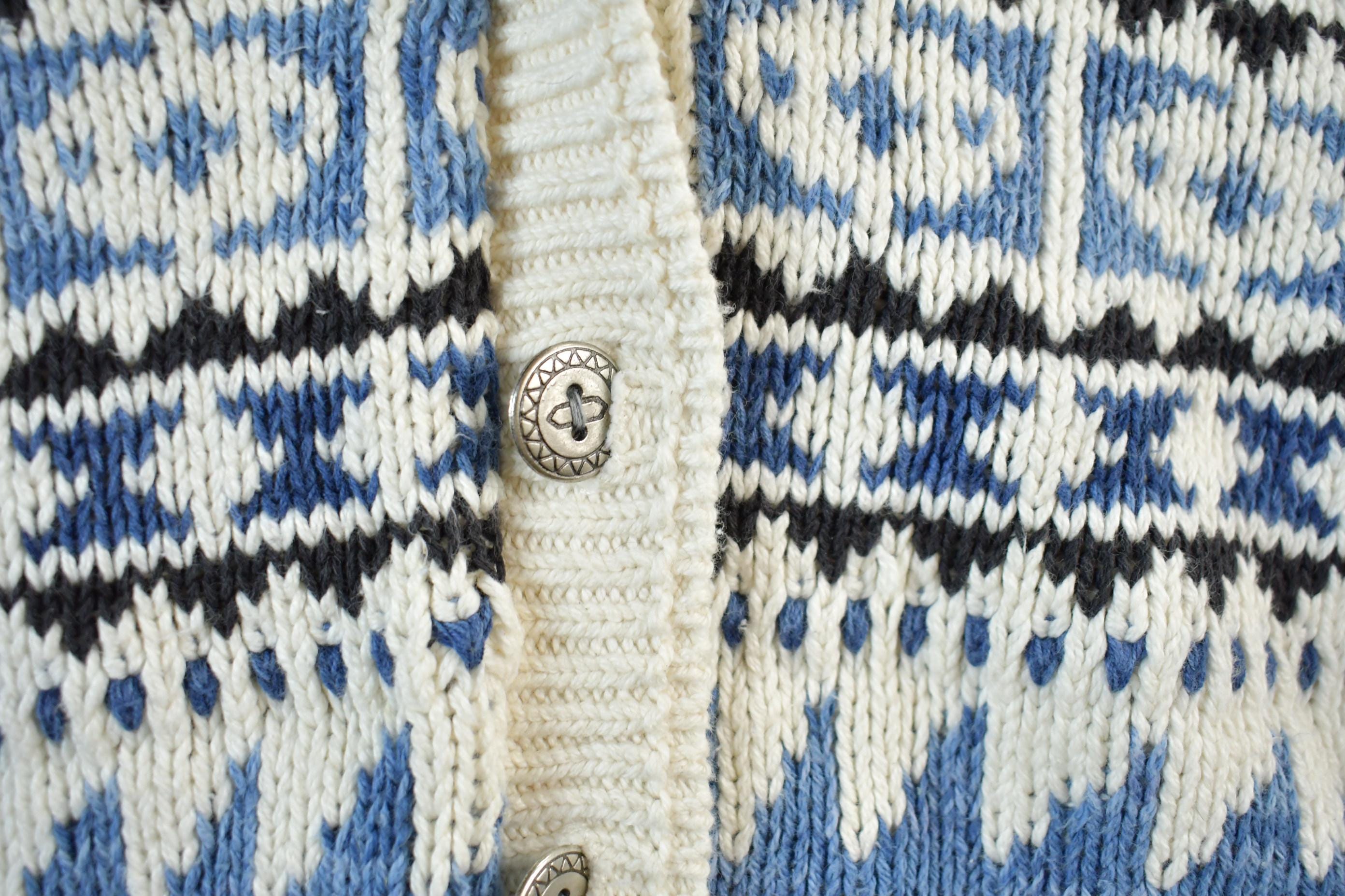 Vintage 1990s Eddie Bauer Knit Cardigan Sweater Men's Large