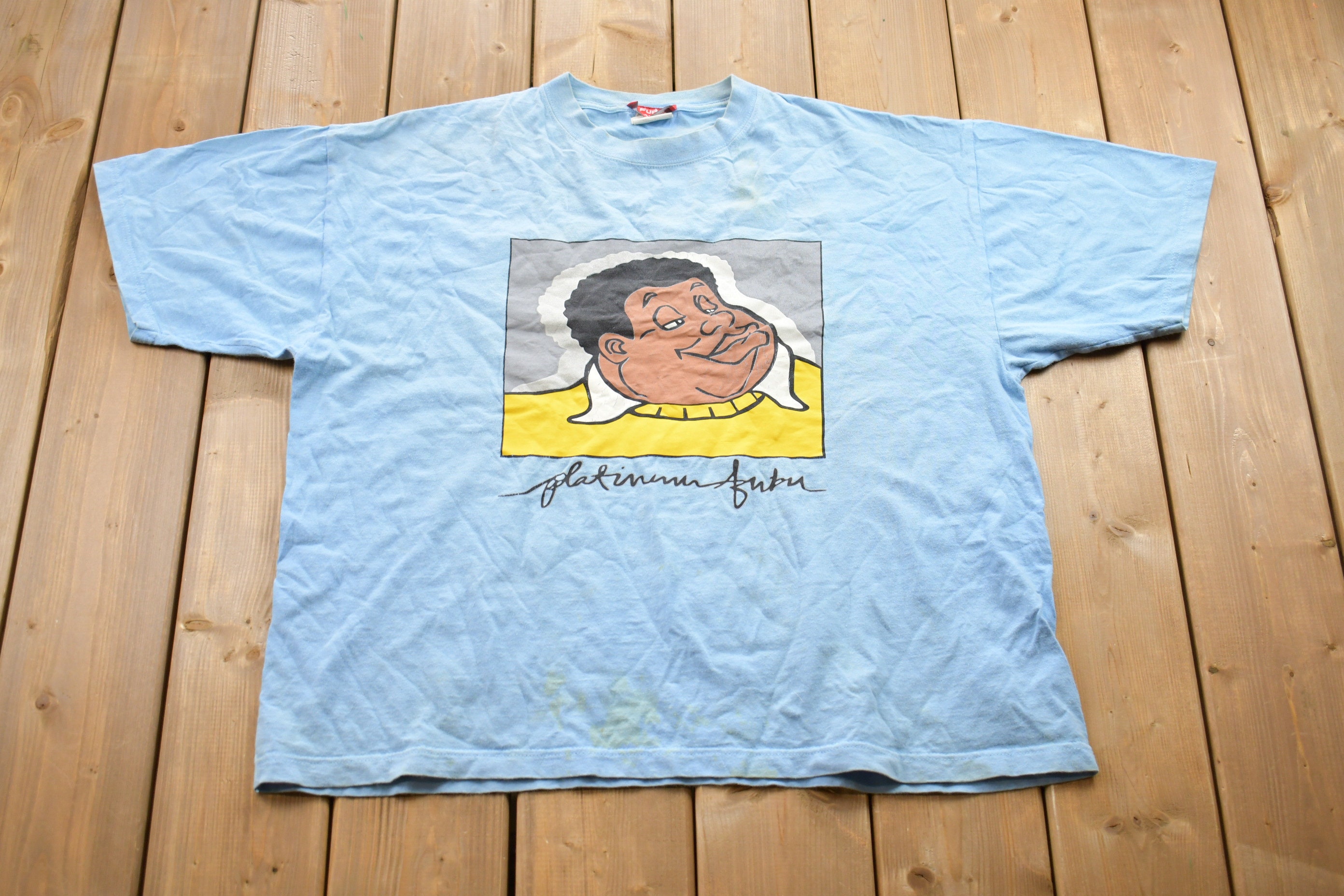 Vintage 1990s Fubu Platinum Fat Albert Graphic T-shirt / - Etsy