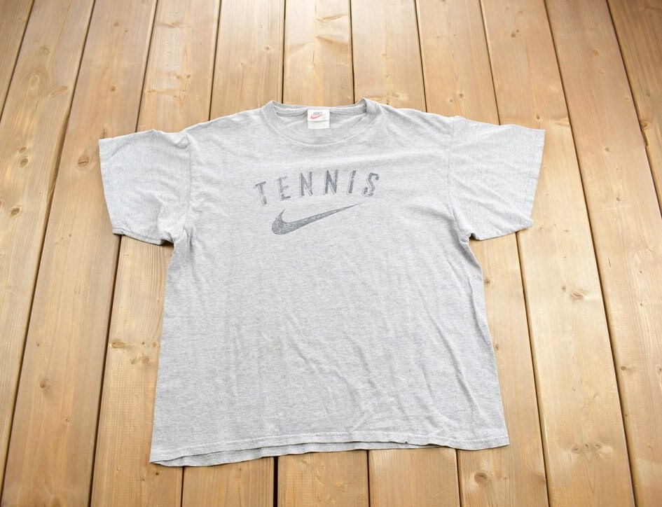 Vintage 1990s Nike Tennis Graphic T-shirt / 90s / Vintage