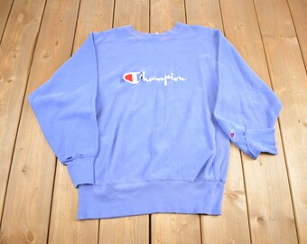 90s Vintage Distressed Champion Reverse Weave Sweatshirt 541267 - Etsy