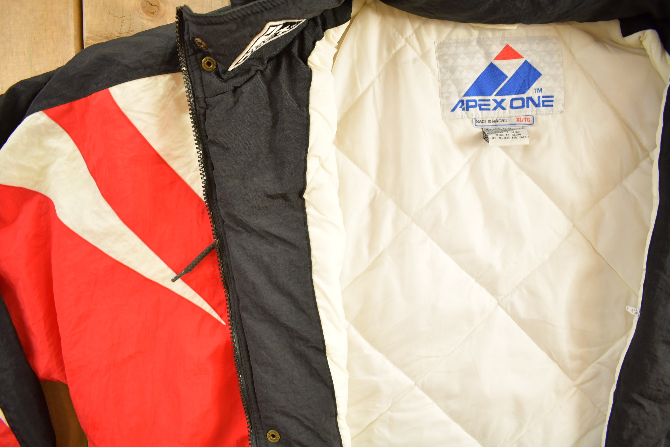 Vintage 1990s Nebraska Huskers NCAA Apex One Puffer Jacket