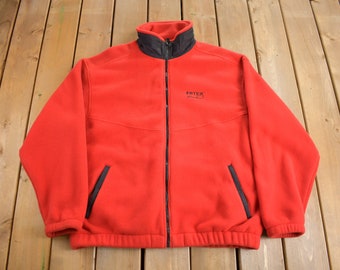 Vintage 1990s Eddie Bauer Ebtek Polartec Made in USA Zip up Fleece