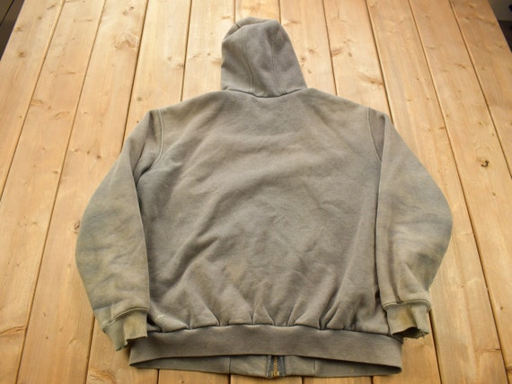 Vintage 1990s Carhartt Heavy Weight Sun Faded Zip up Hoodie