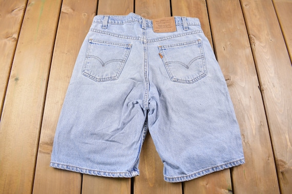 Buy Vintage 1980s Levi's 550 Orange Tab Jean Shorts 31 X 11 / Online in  India - Etsy