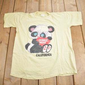 Vintage 1980s California Cuddle Bear Graphic T Shirt / Vintage T Shirt / Streetwear / Graphic Tee / Single Stitch / Made In USA