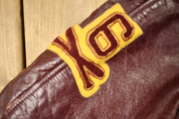 Vintage 1940s Samsonite Horsehide Varsity Jacket … - image 4