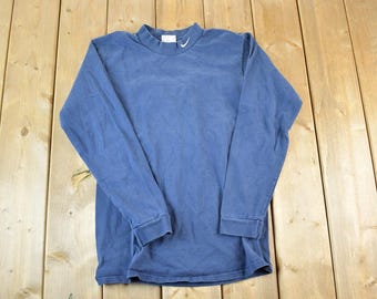 Vintage 1990s Nike Embroidered Mini Swoosh Crewneck Sweatshirt / 90s Nike / 90s Crewneck / Streetwear