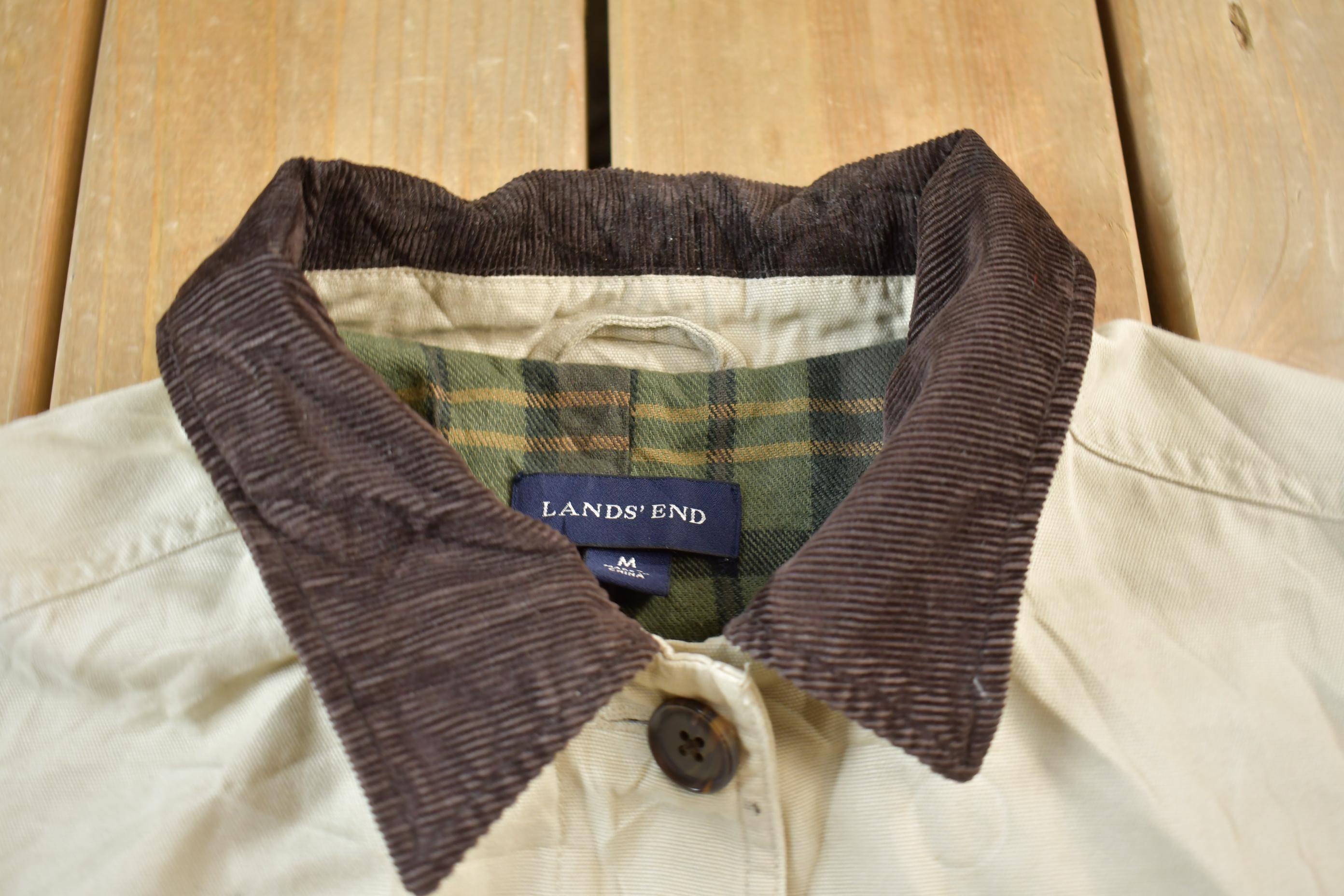 Vintage 1990s Lands End Field Jacket / Workwear / Streetwear