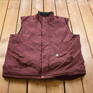 Vintage 1990s Carhartt Purple Work Vest / Workwear / Streetwear / 1990s / Outerwear / Distressed Carhartt / Work Wear