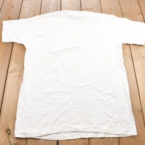 Vintage 1990s Picture of Random Guy Graphic T Shirt / *Stained* / Discoloration / Vintage T Shirt / Streetwear / Single Stitch / Made In USA image 2