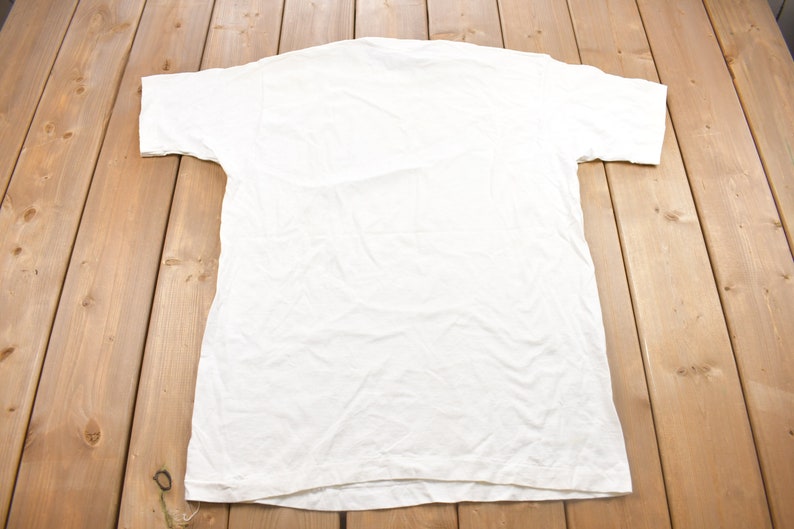 Vintage 1990s Picture of Random Guy Graphic T Shirt / *Stained* / Discoloration / Vintage T Shirt / Streetwear / Single Stitch / Made In USA image 2