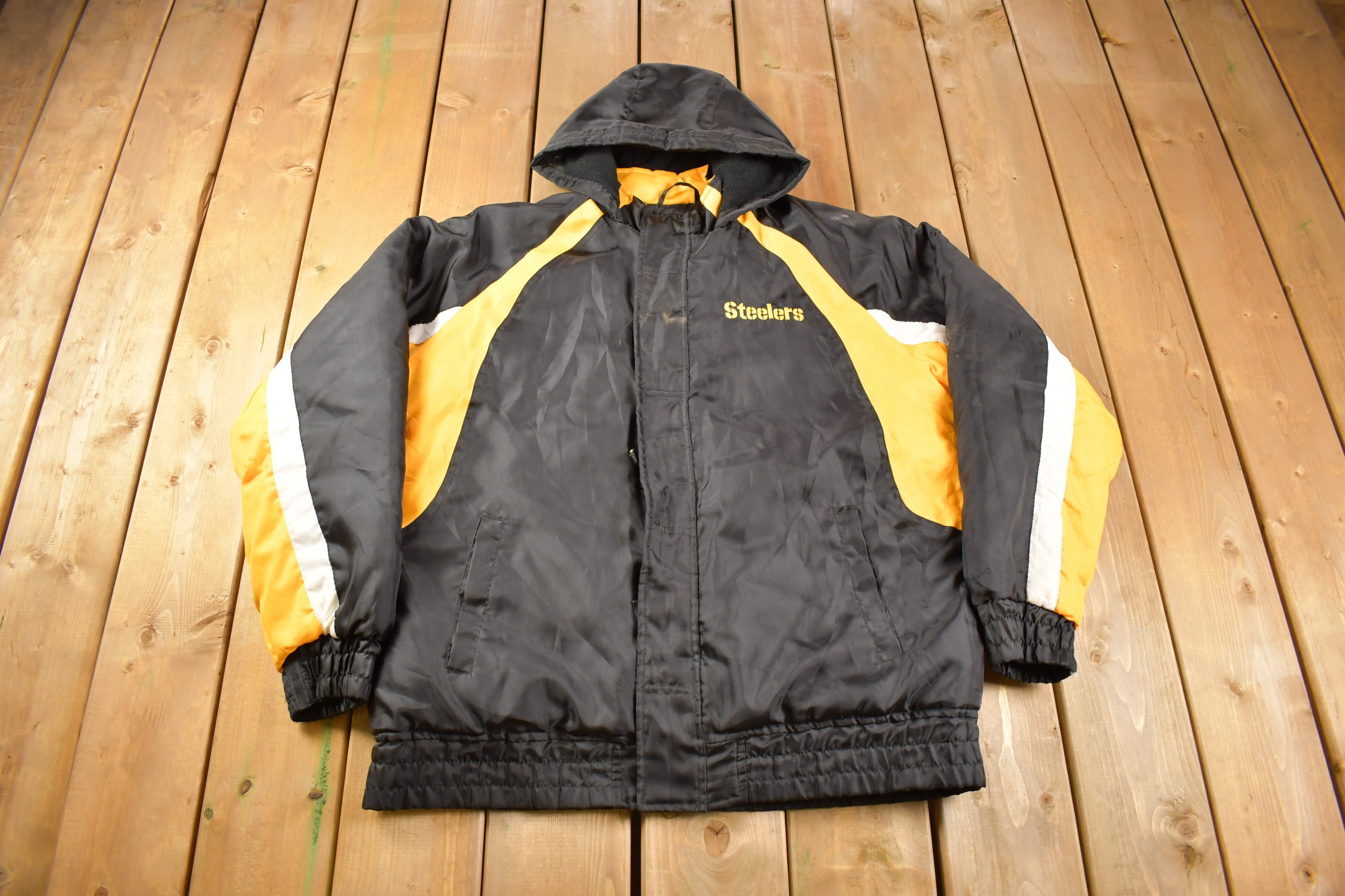 Vintage hotsell steelers windbreaker