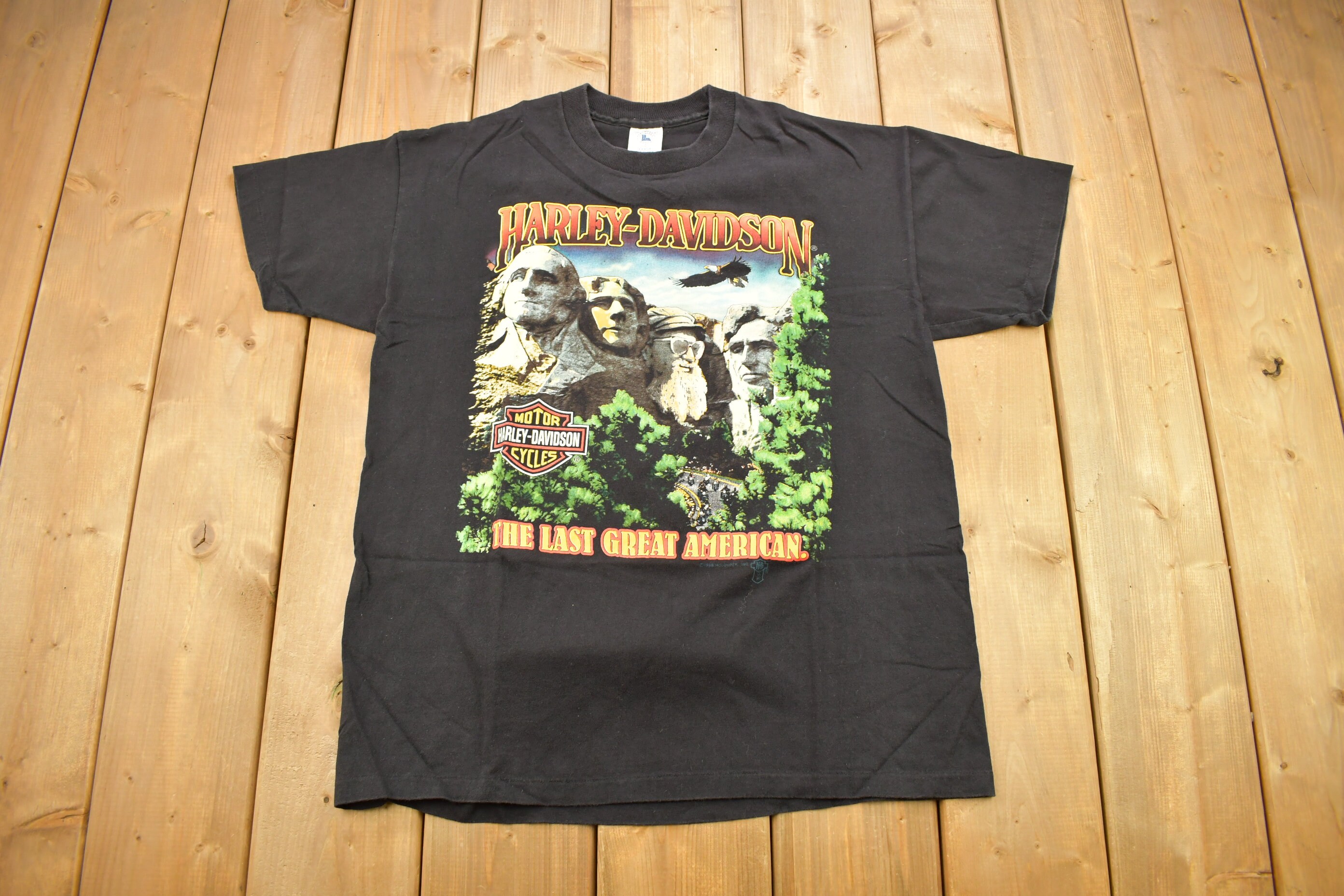 90s Harley-Davidson Mount Rushmore シャツ 【公式通販】