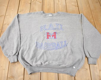 Vintage 1990s NAU Baseball Collegiate Russell Athletics Crewneck