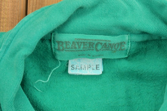 Vintage 1980s Beaver Canoe Button Up Shirt / Samp… - image 4