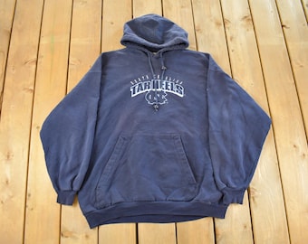 Vintage 1990s University of North Carolina Tar Heels Collegiate Hoodie Men's XL / Embroidered / NCAA Sweatshirt / UNC Tar Heels
