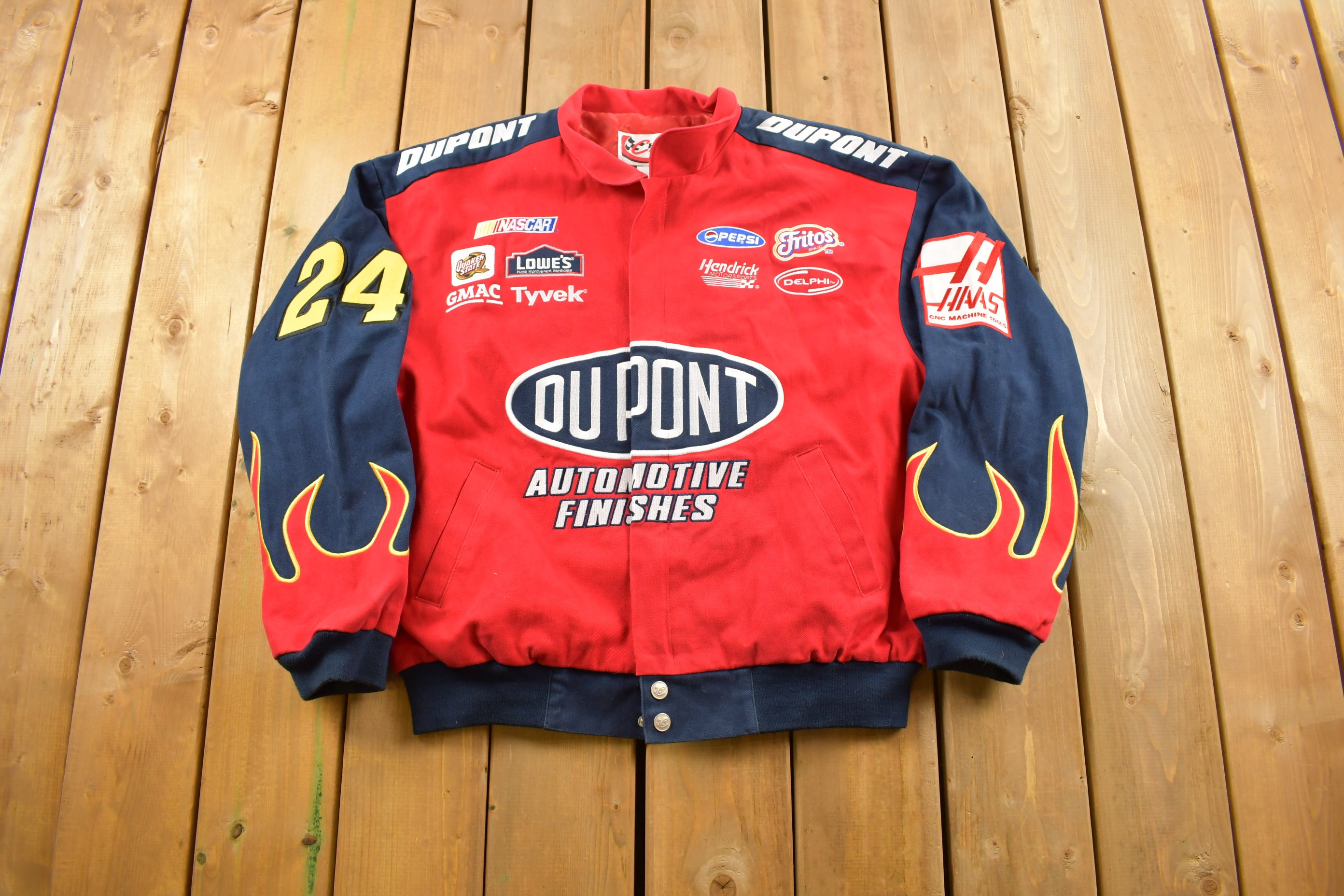 Vintage 1990s Chase Authentics Dupont Nascar Racing Jacket