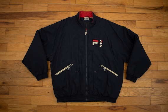Vintage 1990s Fila Puffer Jacket Athleisure Athletic Winter Sportswear Streetwear Italy Etsy