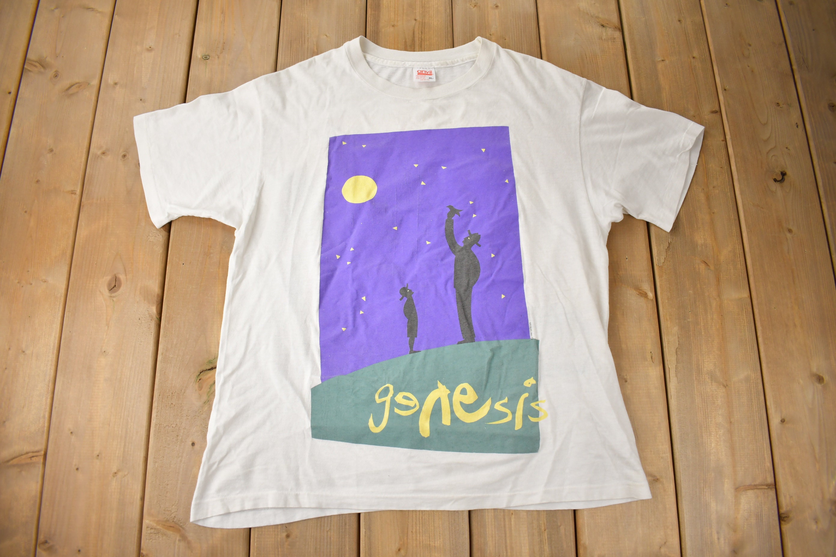 genesis tour 1992 Tシャツ genesis tour 1992 Tシャツ Vintage Genesis Merch T-shirt 1992
