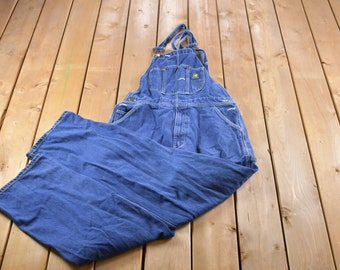 Vintage Big Jack Guy One Metal Workwear Jeans Denim Overalls