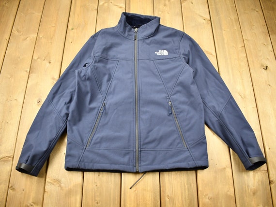 Vintage 1990s the North Face Fleece Lined Shell Jacket / Light Ski 