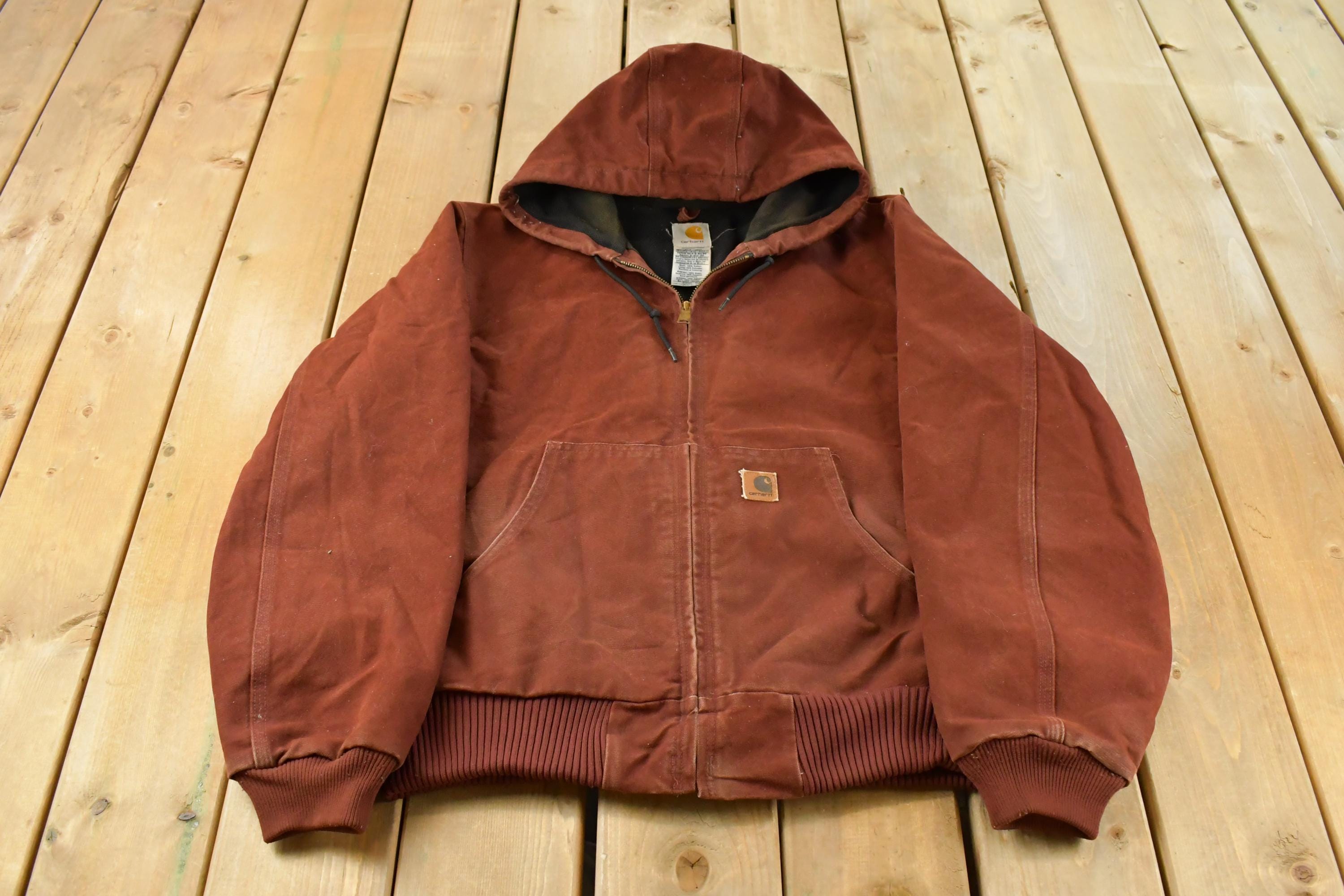 Carhartt Active Jacket Red - Etsy
