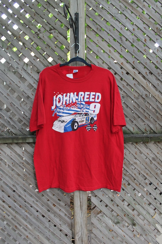 Vintage Nascar T Shirt / John Reed Racing / Race C