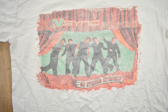 Vintage 2000 NSYNC No Strings Attached Graphic Ba… - image 3