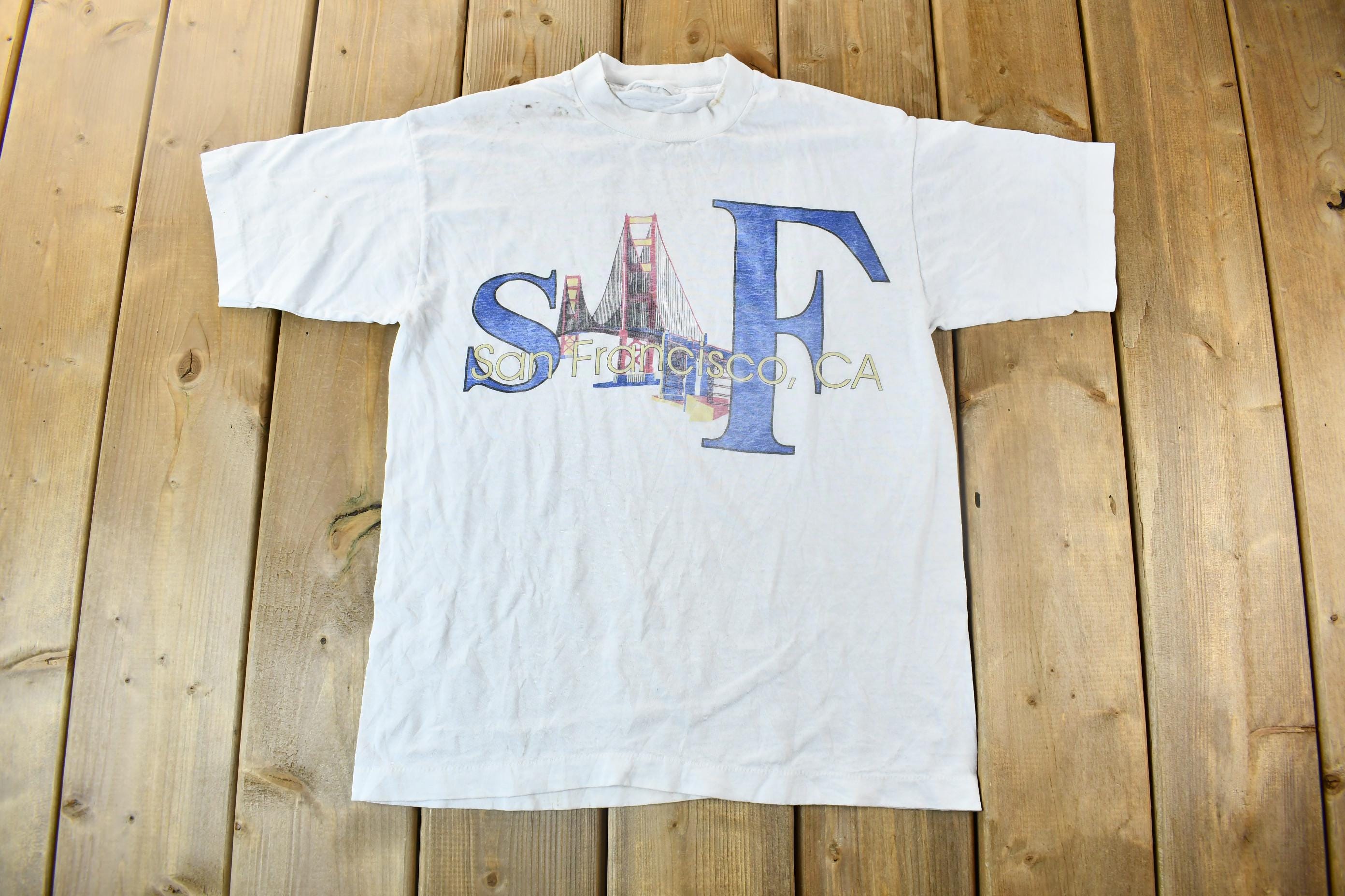 Vintage 1980s San Francisco Souvenir Travel T-shirt / Made in USA 