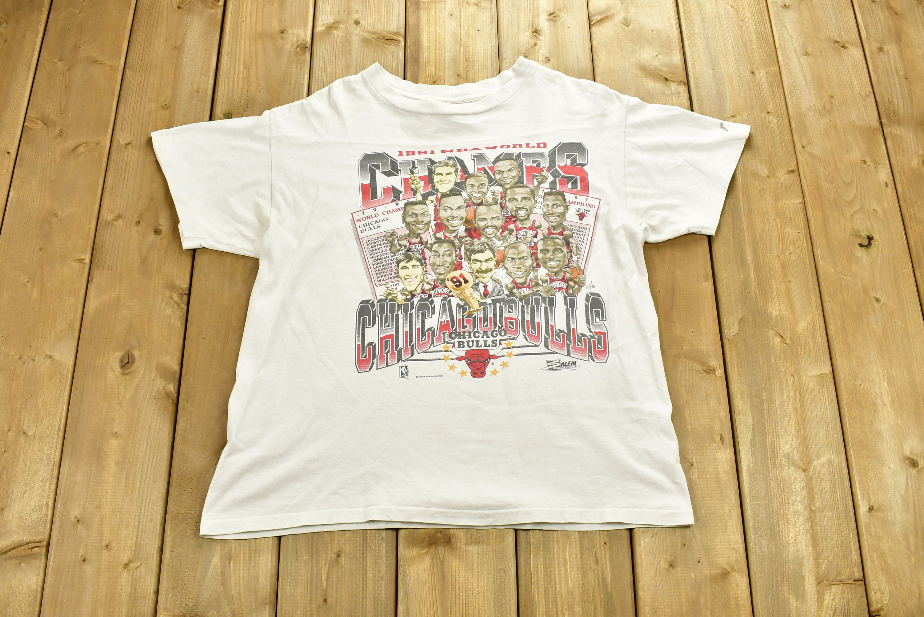 Vintage NBA (Salem) - San Antonio Spurs Midwest Division Champs T