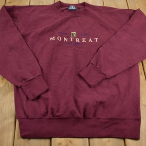 Vintage 1990s Burgundy Crewneck Sweatshirt