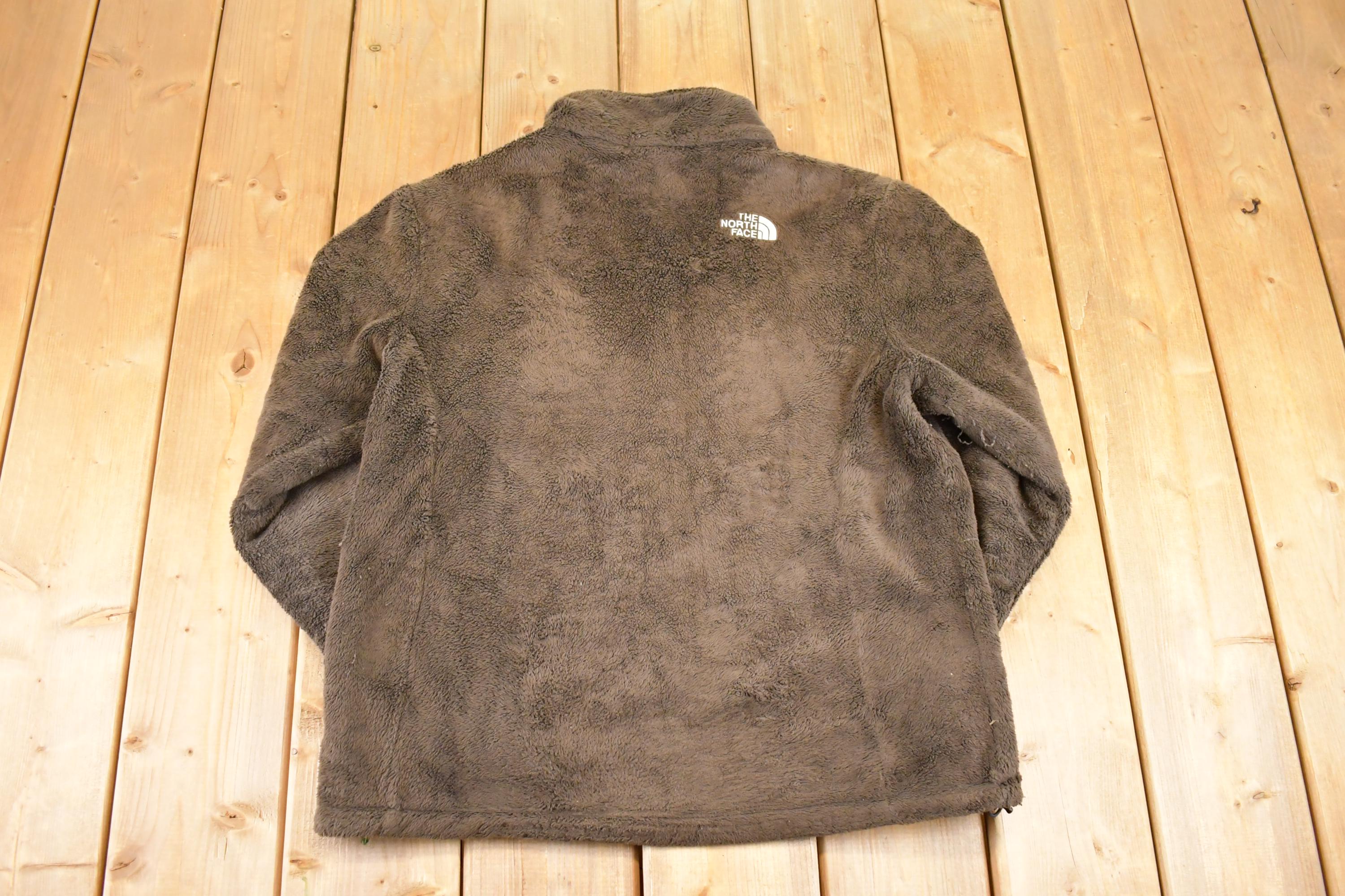 Vintage 1990s the North Face Fleece Full Zip Sweater Men