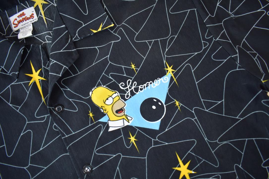 ヴィンテージ 2002 ザ・シンプソンズ ホーマー ボウリングシャツ / ザ