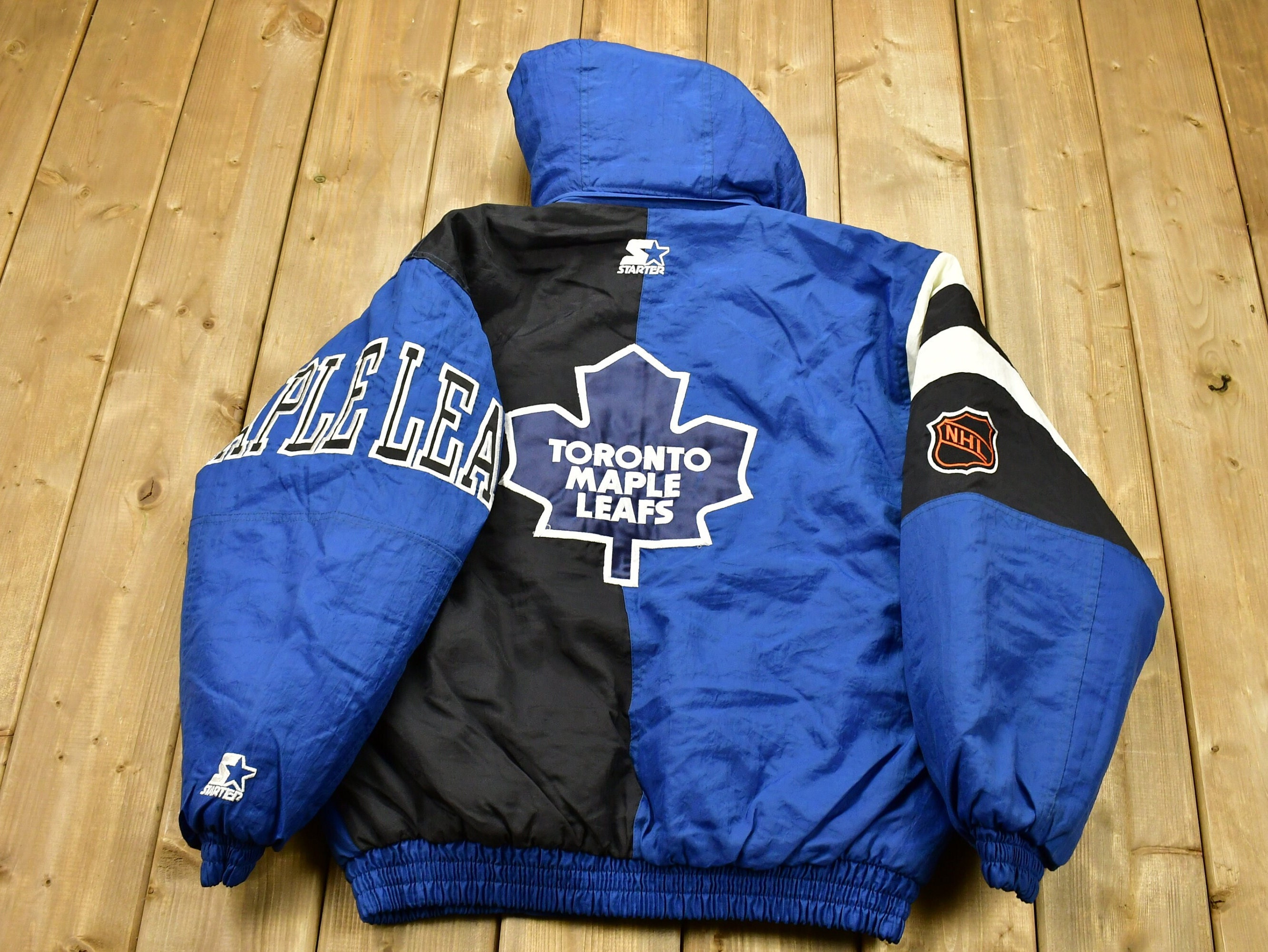 Men's Antigua Black Toronto Maple Leafs Protect Full-Zip Hoodie