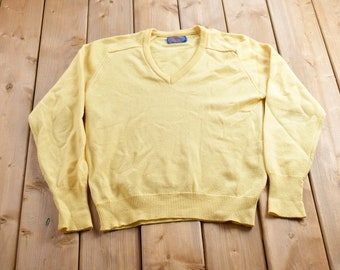 Klasyczny sweter Pendleton z lat 90., wykonany w 100% z wełny / Klasyczny sweter Pendleton z lat 90. / Outdoorsman / Klasyczny sweter / Bluza zimowa / Wyprodukowano w USA / Sweter