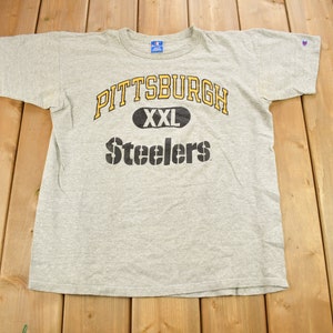 Vintage 1990S Pittsburgh Steelers NFL Champion Graphic T-Shirt / NFL / 90s Streetwear / Sportswear / Made In USA / Single Stitch