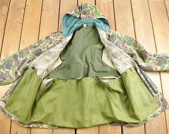 60〜70s SAFTBAK camouflage hanting jacket 70s 80s SafTbak Sheer Camo Cover Jacket - Men's Medium