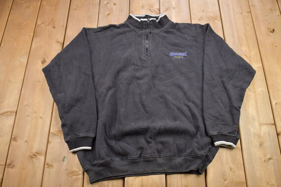 Vintage 1990s Spalding Athletic Quarter Zip Sweat… - image 1