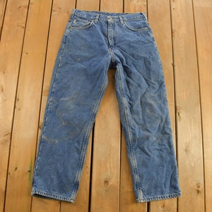 Vintage 1990s Carhartt Lined Carpenter Work Pants Size 34 x 30 / 90s Carpenter Pants / Thermal Lined / Carhartt / Vintage Workwear