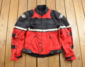 Vintage 1990s Joe Rocket Motorcycle Jacket / Athleisure Sportswear / Streetwear Fashion / Automotive Apparel / Racing Jacket /