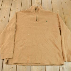 Vintage Y2K Polo Ralph Lauren Quarter Zip Sweatshirt / Polo Small Pony / Embroidered / Streetwear / Vintage Polo