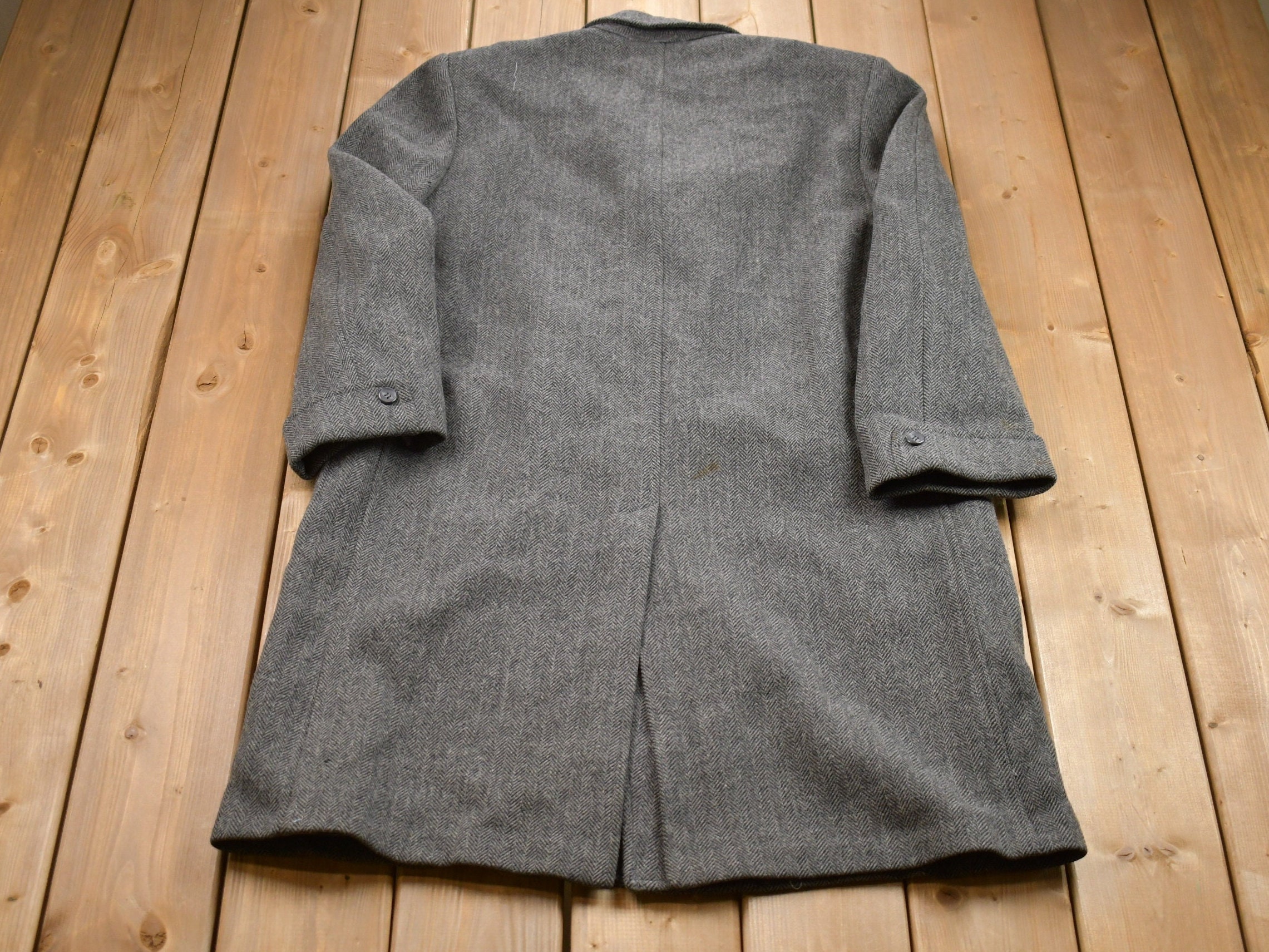 Vintage 1990s 100% Wool Jacket / Wool Jacket / Vintage 90s Jacket